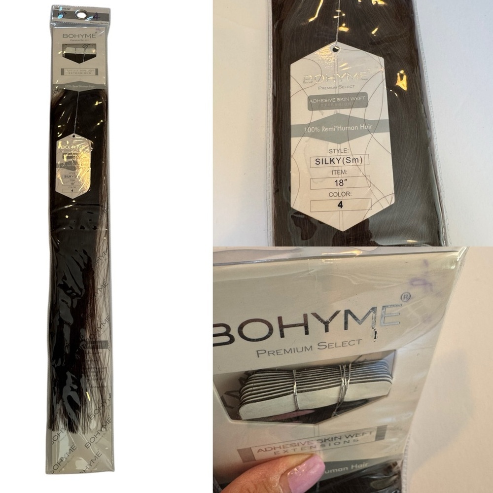 BOHYME Premium Select Adhesive Tape-in Extensions 100% Remi Human Hair  18"